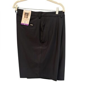Greg Norman Shorts Size 40 Black Stretch Golf NWT
